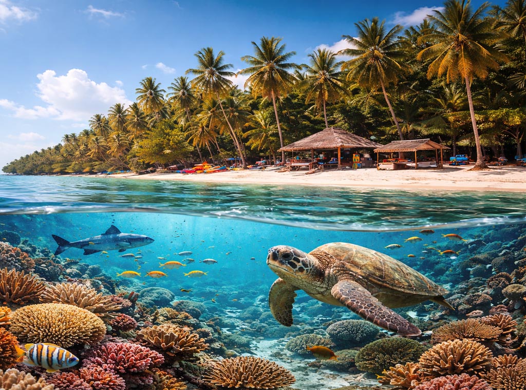 Snorkeling at Sandugan Marine Sanctuary in Siquijor